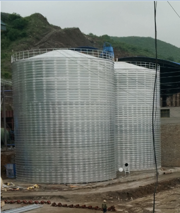 囊谦粮食钢板仓的安装全过程不用热焊接